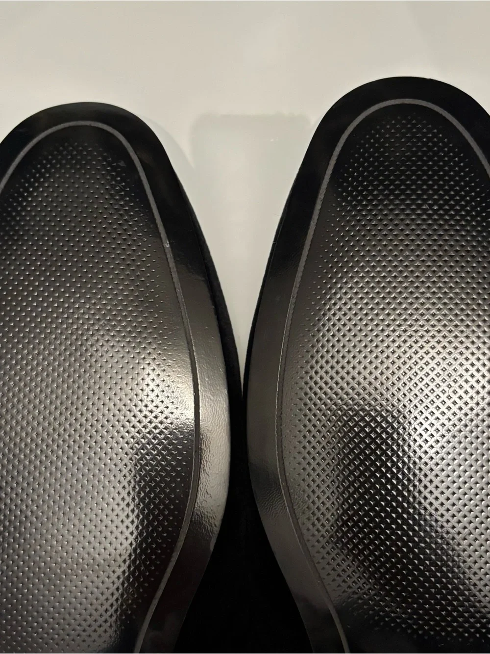 Kurt Geiger Black Velvet Slip-On Loafers with Ornate Gold Emblem